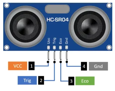 Ultrasonic Sensor Pin Diagram